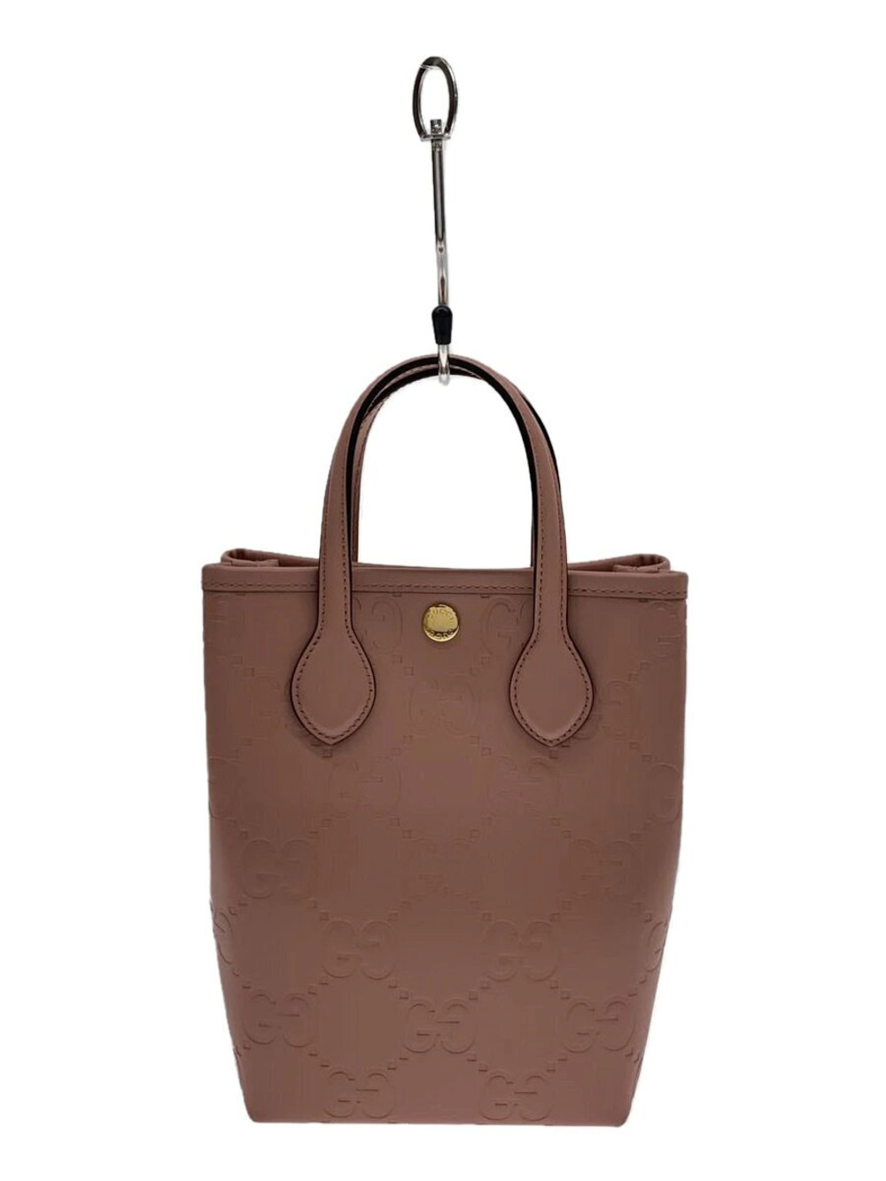 Gucci Shoulder Bag Leather Pink